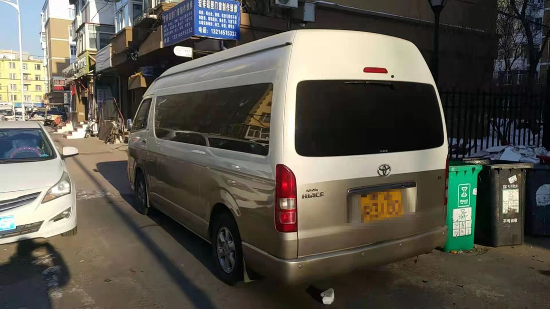 A gasolina Toyota Hiace de 2014 assentos do ano 13 usou a transmissão automática de Mini Bus With High Roof