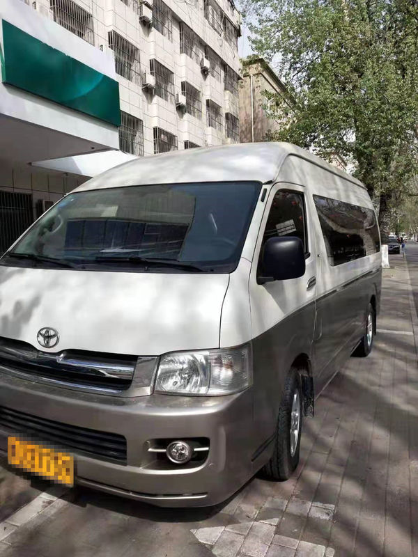 A gasolina Toyota Hiace de 2007 assentos do ano 13 usou o telhado alto da transmissão automática de Mini Bus With Luxury Seat