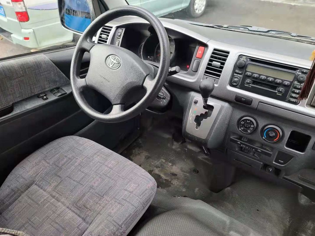 A gasolina Toyota Hiace de 2012 assentos do ano 13 usou o telhado alto de Mini Bus With Luxury Seat para o negócio