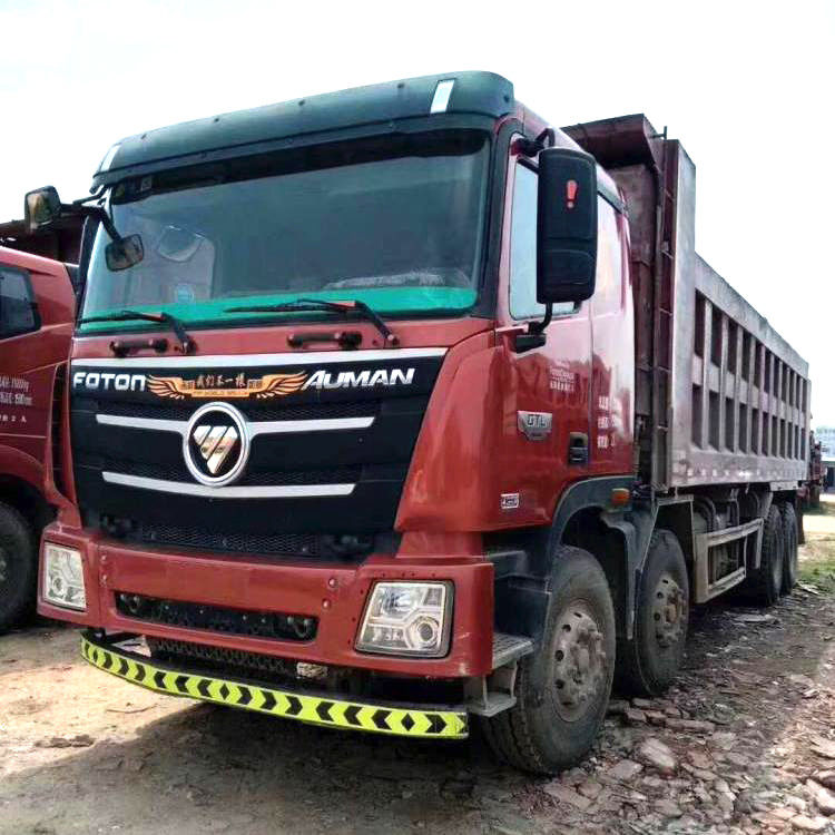 O caminhão basculante de 375HP China 6X4 8X4 FOTON AUMAN usou o preço de 50 toneladas de LHD RHD