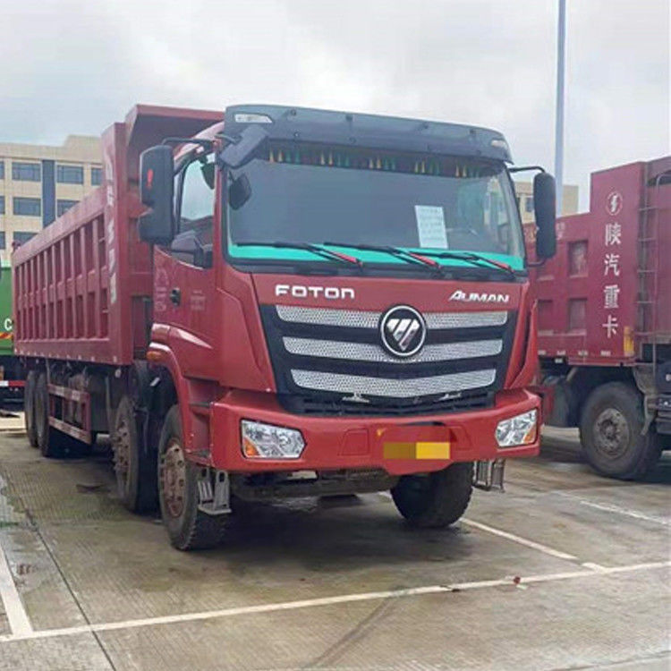 O caminhão basculante de 375HP China 6X4 8X4 FOTON AUMAN usou o preço de 50 toneladas de LHD RHD