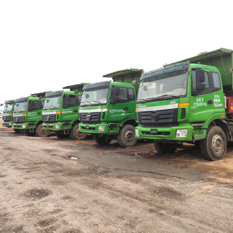 O caminhão basculante de 375HP China 6X4 8X4 FOTON AUMAN usou o preço de 50 toneladas de LHD RHD