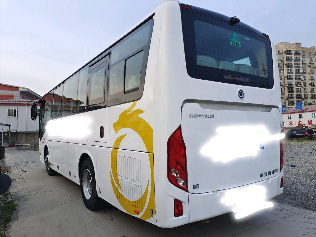 motor novo novo da parte traseira de Bus Low Kilometer Yuchai do treinador Euro6 do chassi 2020 da bolsa a ar do tipo SLK6903 de Sunlong do ônibus de excursão 38Seats