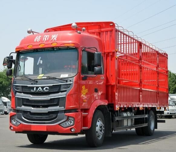 Caminhão mediano dos cavalos-força 4X2 6.8M Warehouse Gate Dump de JAC Geerfa A5L Brown 220