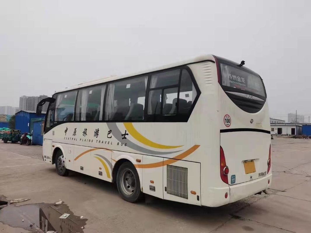 2013 treinador usado ônibus usado assentos do ano 35 KLQ6808 Bus With LHD que dirige os motores diesel