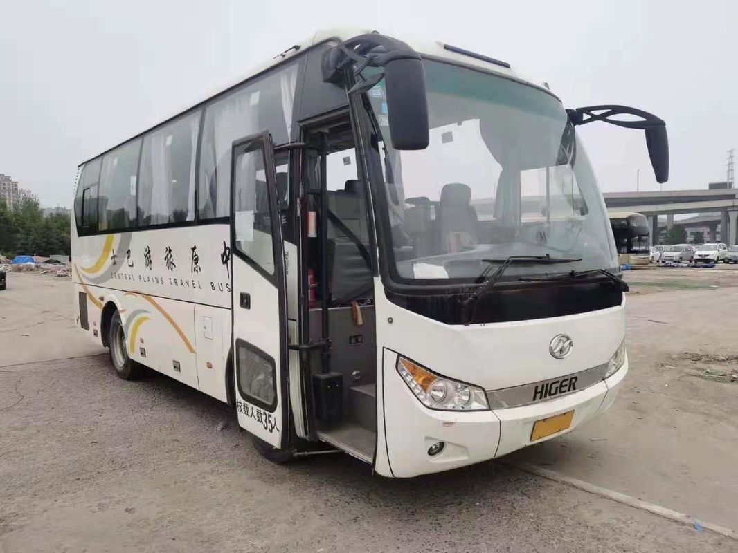 2013 treinador usado ônibus usado assentos do ano 35 KLQ6808 Bus With LHD que dirige os motores diesel