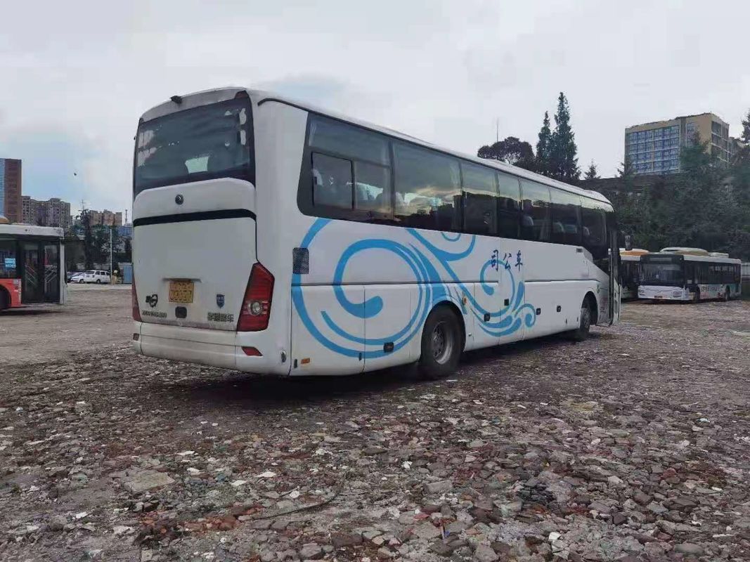 O ônibus usado ZK6122 49 de Yutong assenta o motor traseiro usado de aço da movimentação WP.10 da mão esquerda do ônibus do passageiro das portas dobro do chassi