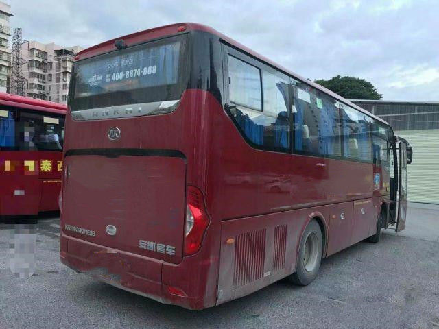 Ônibus usado baixo quilômetro usado tipo do passageiro do motor de Yuchai do chassi da bolsa a ar dos assentos do ônibus de excursão HFF6909 de Ankai 38 para África