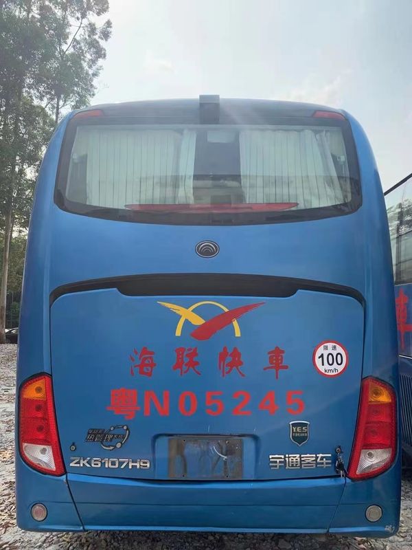 41 treinador usado ônibus usado assentos Bus de Yutong ZK6107 2013 direção LHD do ano 100km/H NENHUM acidente
