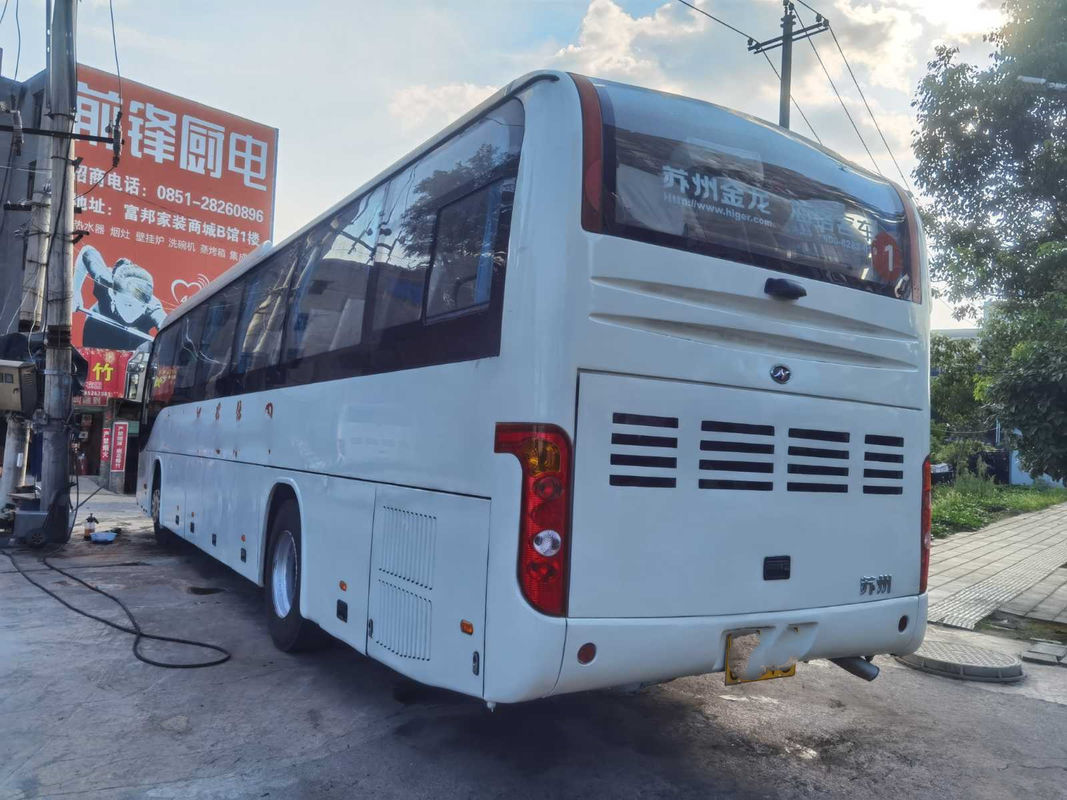 Euro traseiro usado III do motor 215kw de Weichai assentos traseiros mais altos do ônibus 53 dos passageiros do modelo KLQ6129 do motor do ônibus dos bons
