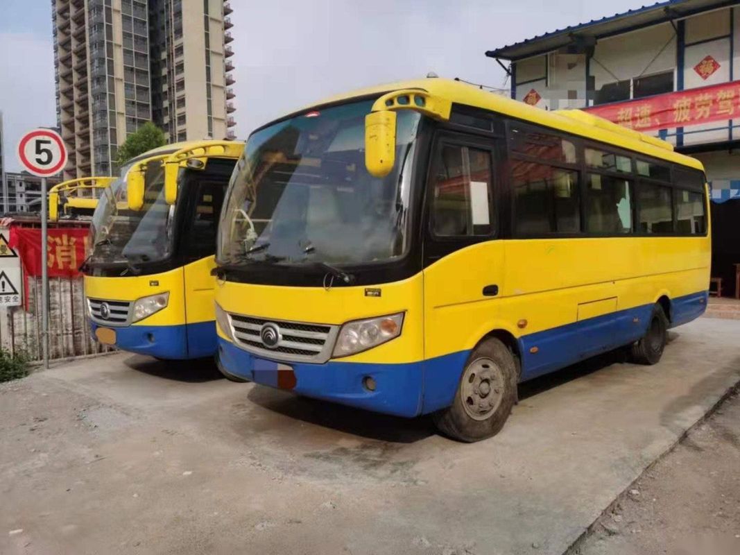 Euro usado IV 26seats do ônibus do passageiro de Yutong Mini Bus ZK6720d Front Engine 95kw Yuchai bom