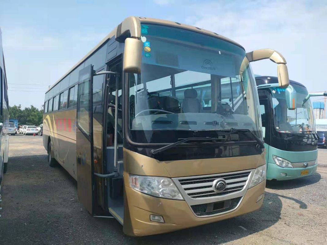 Os assentos novos da chegada 54 2012 anos usaram o motorista Steering No Accident do ônibus ZK6112D Front Engine LHD de Yutong