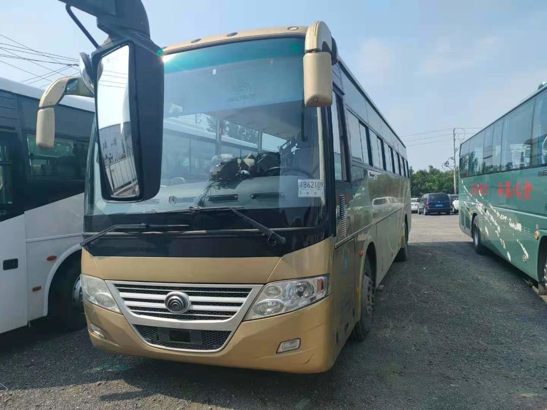 Os assentos novos da chegada 54 2012 anos usaram o motorista Steering No Accident do ônibus ZK6112D Front Engine LHD de Yutong