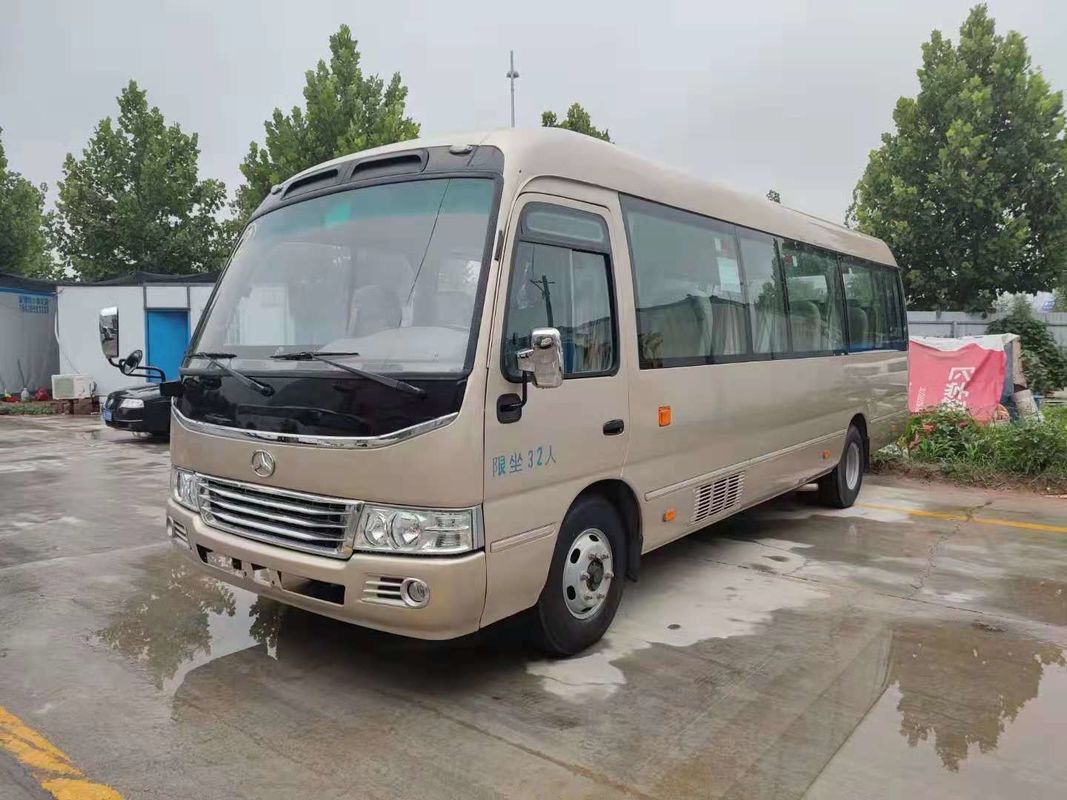 2020 o ônibus usado da pousa-copos de Jiangling do ano 32 assentos, usou o negócio Seat de Mini Bus Coaster Bus With para o negócio