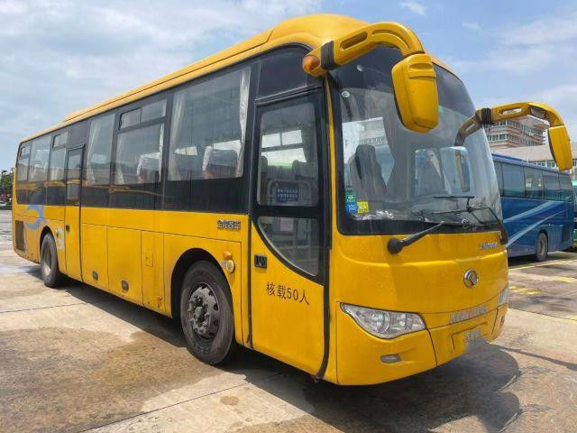 O motor usado da parte traseira do ônibus XMQ6110 de Kinglong usou o treinador Bus Double Doors 50 chassis da bolsa a ar do Euro IV dos assentos