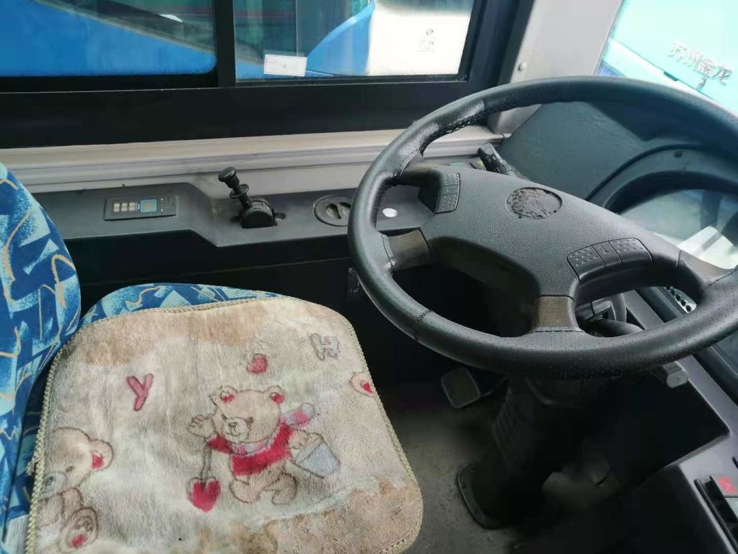 Do ônibus de aço do motor diesel do chassi do ônibus de excursão do dragão 45 do tipo do ônibus da cidade assentos dourados portas dobro usadas usadas