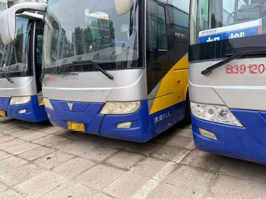 2011 o ônibus usado BJ6120 de Foton do ano 51 assentos usou o combustível diesel LHD de Bus New Seats do treinador nas boas condições