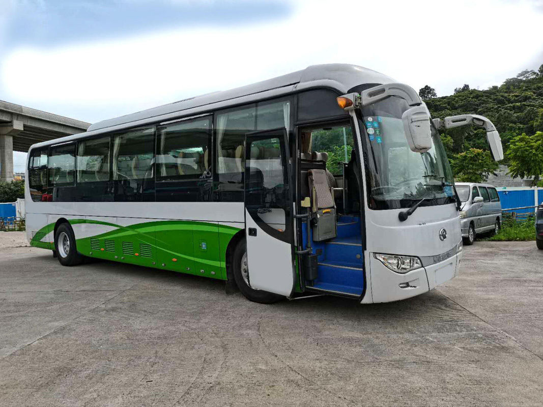 Ônibus usado de Kinglong 6110 elétricos do ônibus com preço luxuoso de Bus For Africa do treinador de passageiro da excursão de 49 assentos nas boas condições