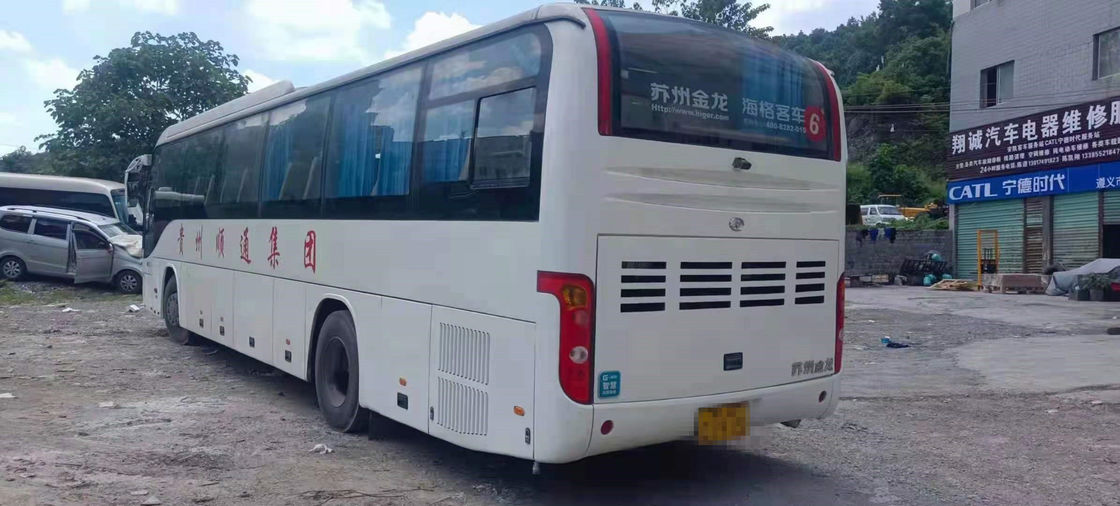 A chegada nova atual usou um ônibus usado mais alto do motor diesel dos assentos de Bus 53 do treinador de KLQ6129TA com motor de Yuchai