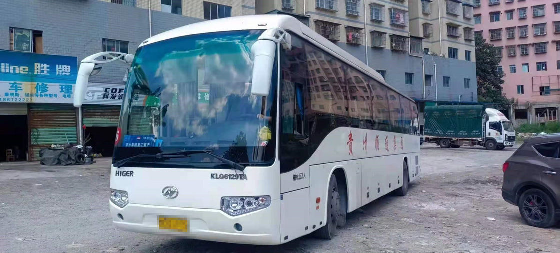 A chegada nova atual usou um ônibus usado mais alto do motor diesel dos assentos de Bus 53 do treinador de KLQ6129TA com motor de Yuchai