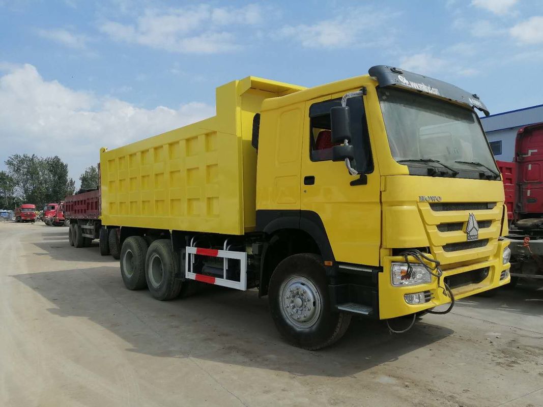 Caminhão basculante usado 6x4 Tipper Trucks Sale do caminhão basculante SINOTRUK HOWO em Gana para o caminhão basculante usado barato da venda