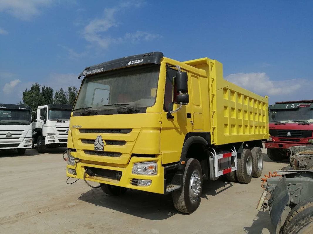 Caminhão basculante usado 6x4 Tipper Trucks Sale do caminhão basculante SINOTRUK HOWO em Gana para o caminhão basculante usado barato da venda