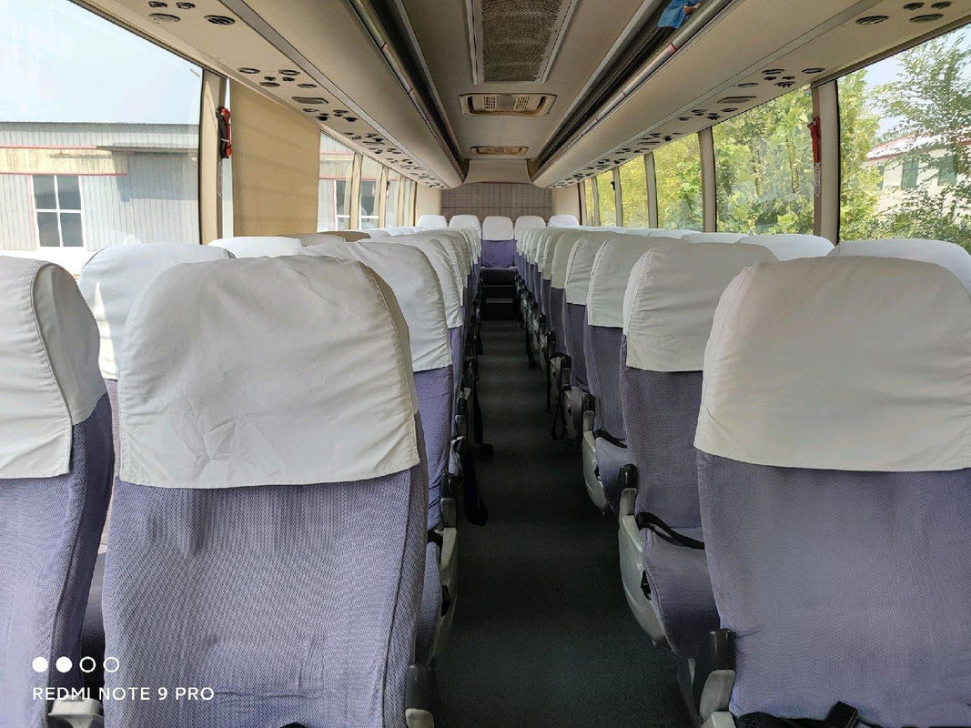 A suspensão XMQ6126 da mola de lâmina dos assentos de Kinglong 55 usou o treinador Bus For Sale de Passager da cidade da canela