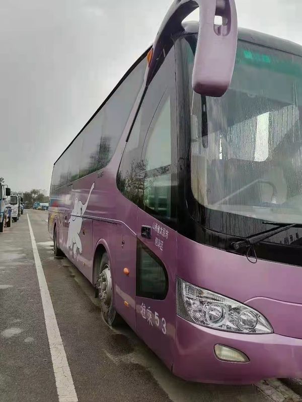 2009 o ônibus usado do ano 53 assentos usou o motor diesel usado ZK6129HD do condicionador de Bus With Air do treinador de Yutong
