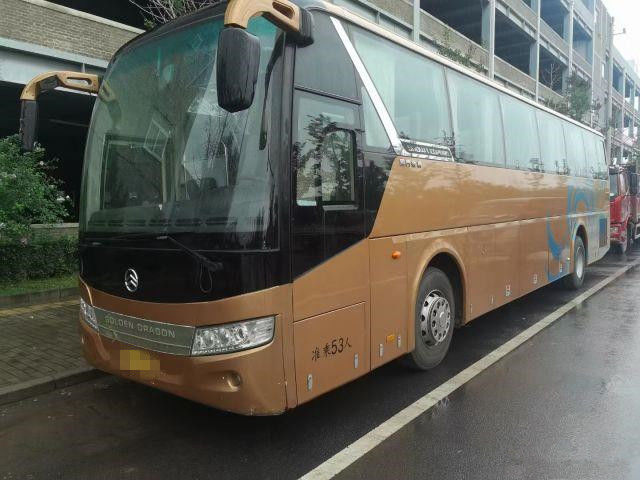 2014 direção dourada usada assentos da mão esquerda do ônibus XML6127 de Dragon Bus Used Passenger Coach do ano 53