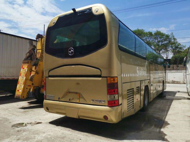 Ônibus de turismo traseiro com motor Weichai portas duplas marca beifang usado ônibus de turismo BJF6120