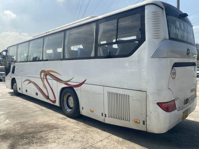 Portas duplas usadas 47 assentos ônibus mais altos usados ​​motor LHD KLQ6115 Yuchai