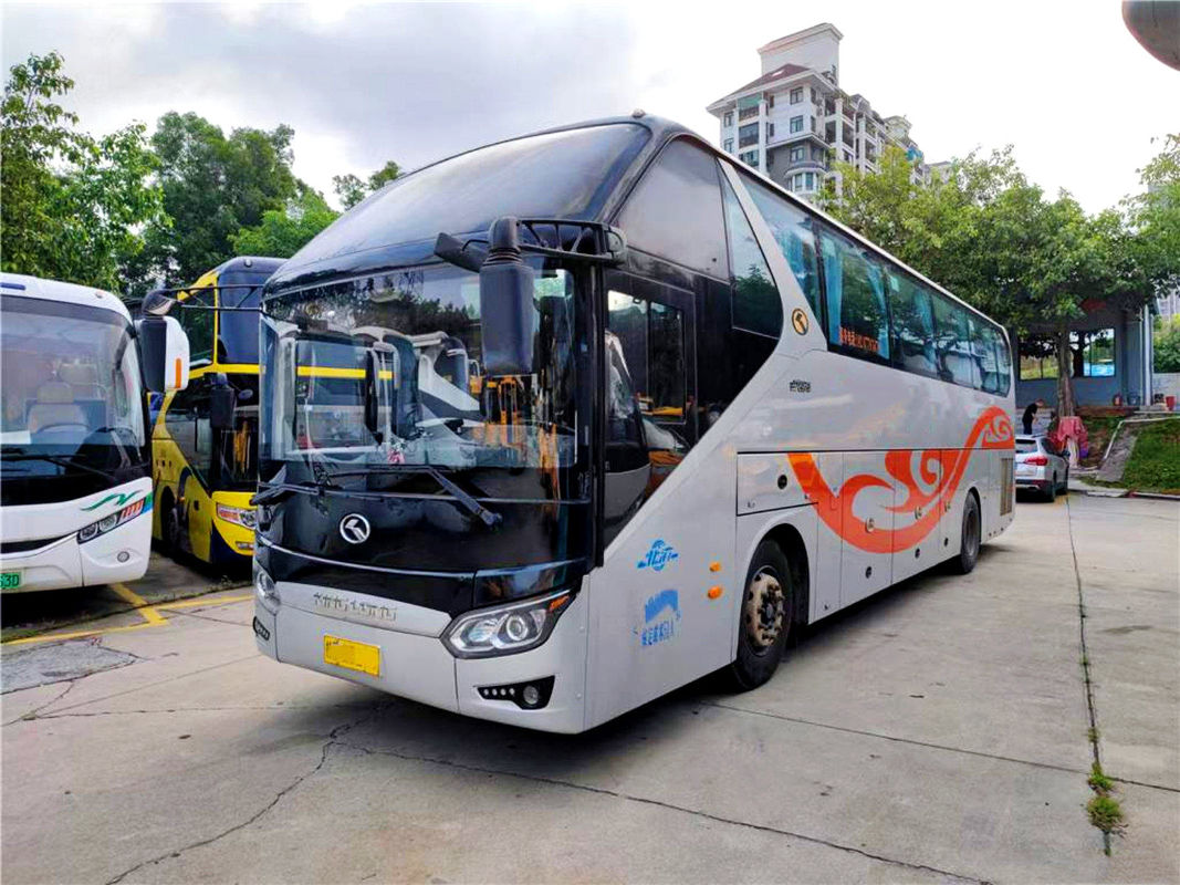 O treinador usado XMQ6125 Mini Coach Bus 51 de Kinglong assenta o treinador Accessories With Yutong do ônibus do motor da parte traseira de Weichai mais alto