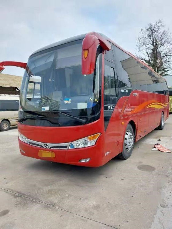 Ônibus Sightseeing usado Kinglong Yuchai do ônibus XMQ6101 6 chassis de aço do ônibus da cidade da caixa de engrenagens 260hp 45 assentos