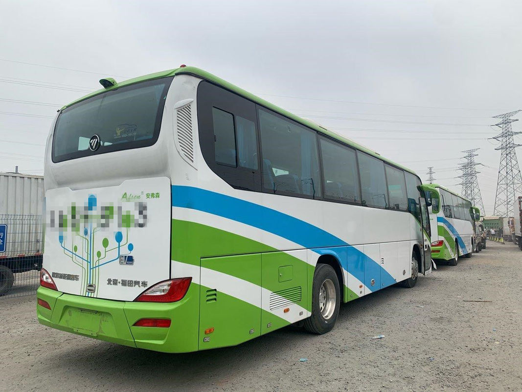 2016 direção usada ônibus usada assentos de Bus Electricity Fuel LHD do treinador de Foton do ano 51 nas boas condições