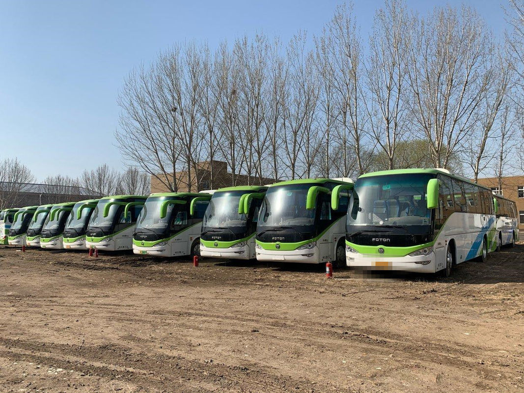 2016 direção usada ônibus usada assentos de Bus Electricity Fuel LHD do treinador de Foton do ano 51 nas boas condições
