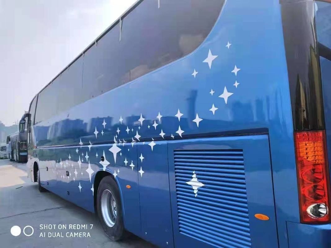 2014 o ônibus usado XMQ6129 de Kinglong do ano 55 assentos usou o motor diesel do condicionador de Bus With Air do treinador