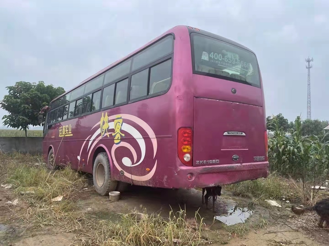 Motores diesel usados ônibus usados assentos de Bus Front Engine Steering LHD do treinador de um Yutong ZK6102D de 2009 anos 47