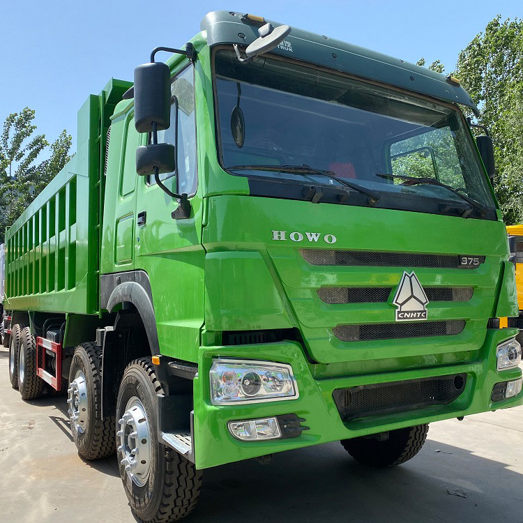 Mão usada Howo do modo segundo da movimentação do caminhão 8x4 de Howo Sinotruk Drump 375 cavalos-força Tipper Truck