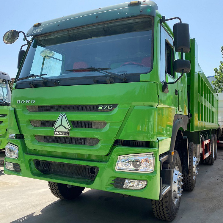 Mão usada Howo do modo segundo da movimentação do caminhão 8x4 de Howo Sinotruk Drump 375 cavalos-força Tipper Truck