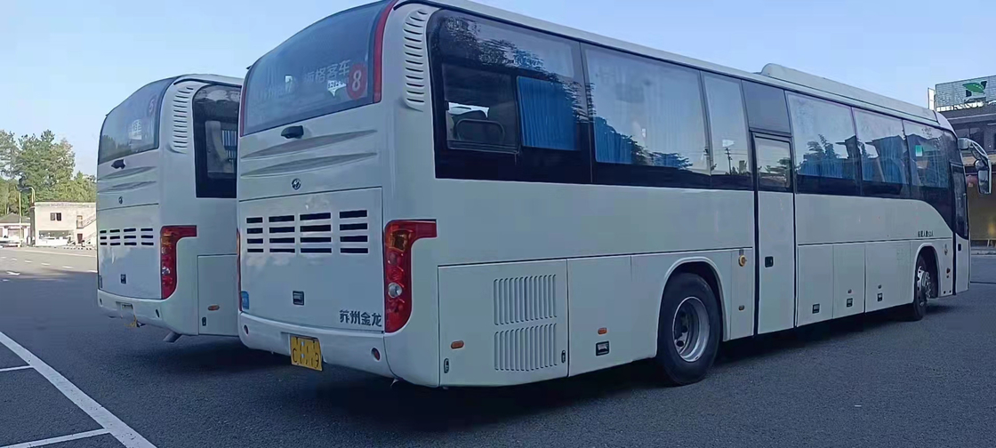 Ônibus mais alto no ônibus usado longo da pousa-copos de Toyota da disposição dos assentos RHD Front Engine 2+3 de Buses 65 do treinador de Tanzânia KLQ6129 Yutong
