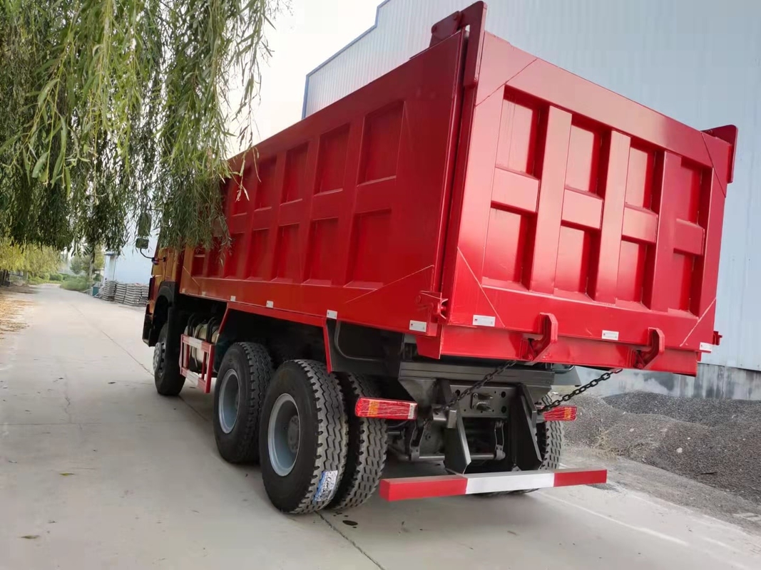Euro usado II do caminhão de Hino da mão de Tipper Truck Engine WD615.47 segundo do caminhão basculante de Howo