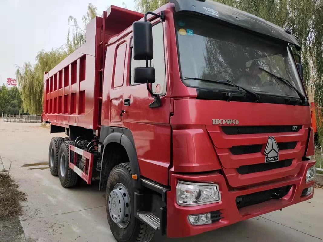 Euro usado II do caminhão de Hino da mão de Tipper Truck Engine WD615.47 segundo do caminhão basculante de Howo