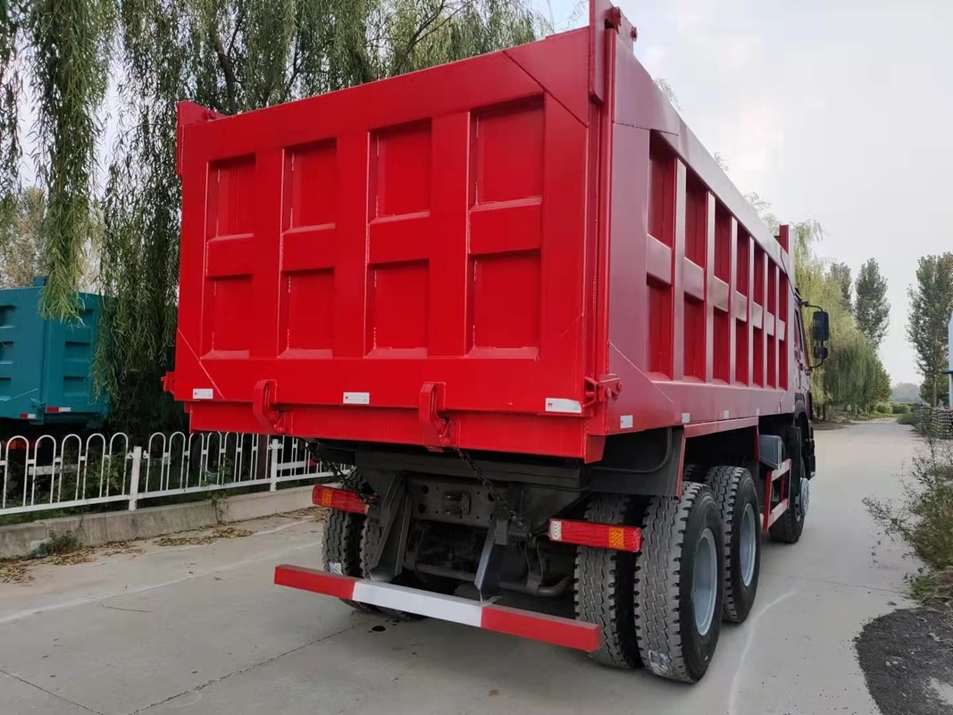 Euro usado II do caminhão de Hino da mão de Tipper Truck Engine WD615.47 segundo do caminhão basculante de Howo