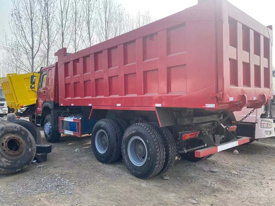 Caminhão basculante usado 6*4 de Howo que conduz o Euro modelo 2 da maneira WD615.47 de Right Hand Driving
