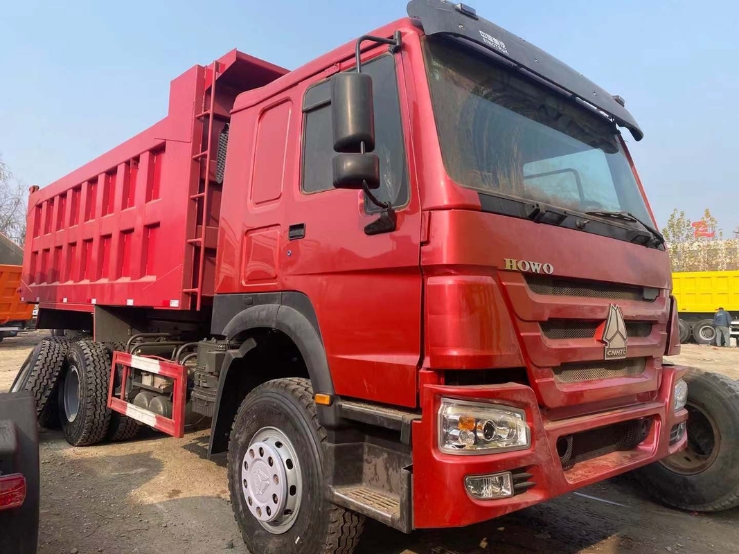 Caminhão basculante usado 6*4 de Howo que conduz o Euro modelo 2 da maneira WD615.47 de Right Hand Driving