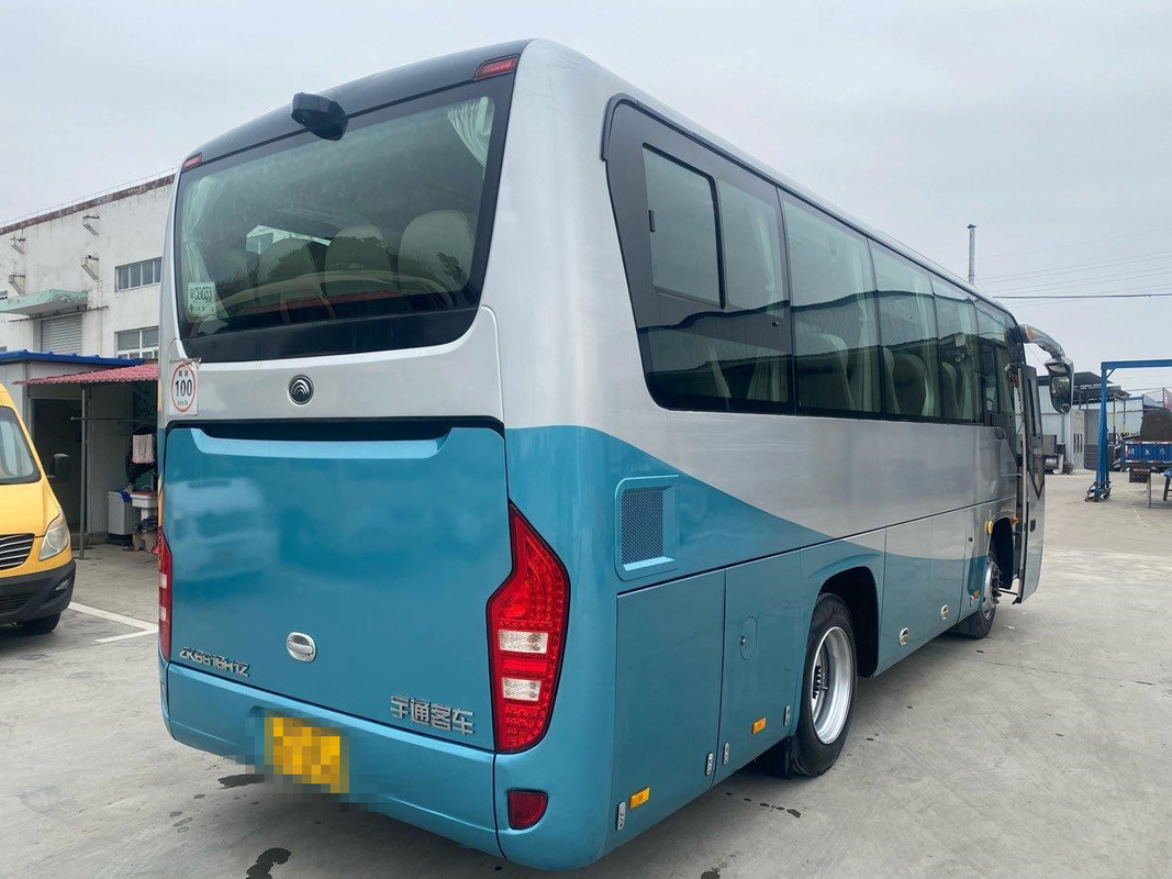 35 assentos o ônibus usado 2015 anos Zk6816 Yutong usaram o motor da parte traseira de Company Commuter Bus do treinador