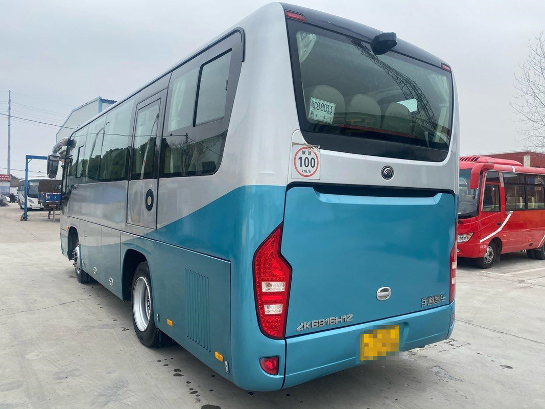 35 assentos o ônibus usado 2015 anos Zk6816 Yutong usaram o motor da parte traseira de Company Commuter Bus do treinador