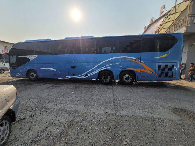 EURO luxuoso V da bolsa a ar do ônibus de Yutong dos assentos do treinador 56 do ônibus de Decker Zk 6148 Youtong do dobro do ônibus