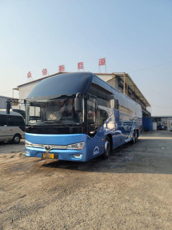 EURO luxuoso V da bolsa a ar do ônibus de Yutong dos assentos do treinador 56 do ônibus de Decker Zk 6148 Youtong do dobro do ônibus