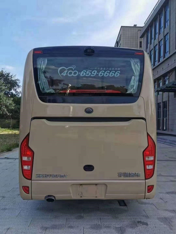Treinador usado Buses 50 portas luxuosas do ônibus dois do motor de Yuchai do ônibus dos assentos ZK6116 Yutong